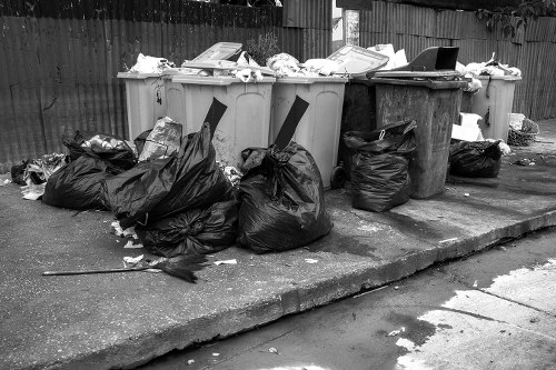 Office clearance team at work in Whitechapel