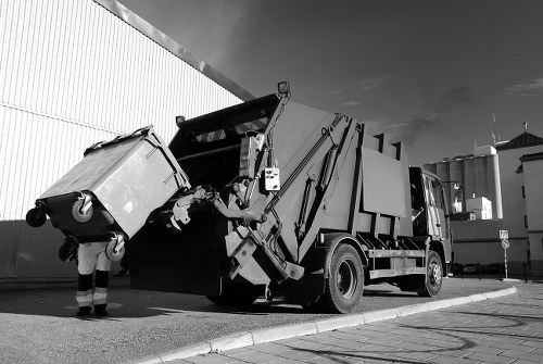 Professional office clearance team at work in Whitechapel